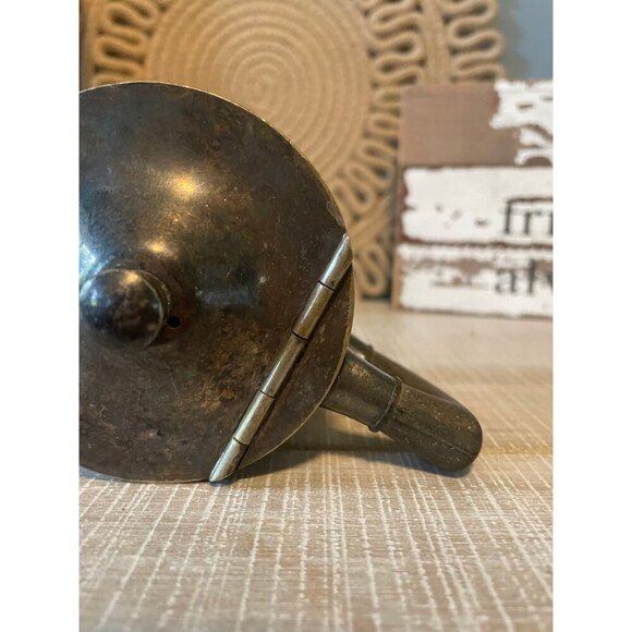 Antique 1 Cup Tea Pot w/Hinged Lid by Benedict Indestructo E.P.N.S.B.M.M. 1354 - Picture 8 of 9